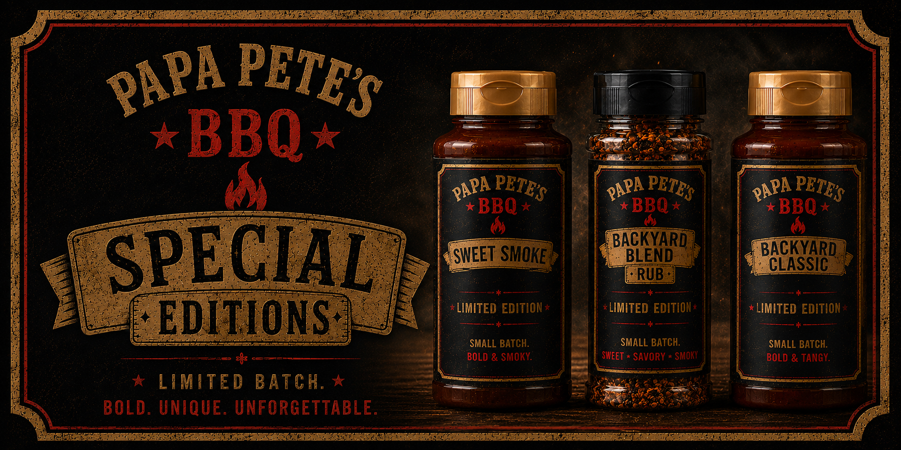Papa Pete's Special Editions