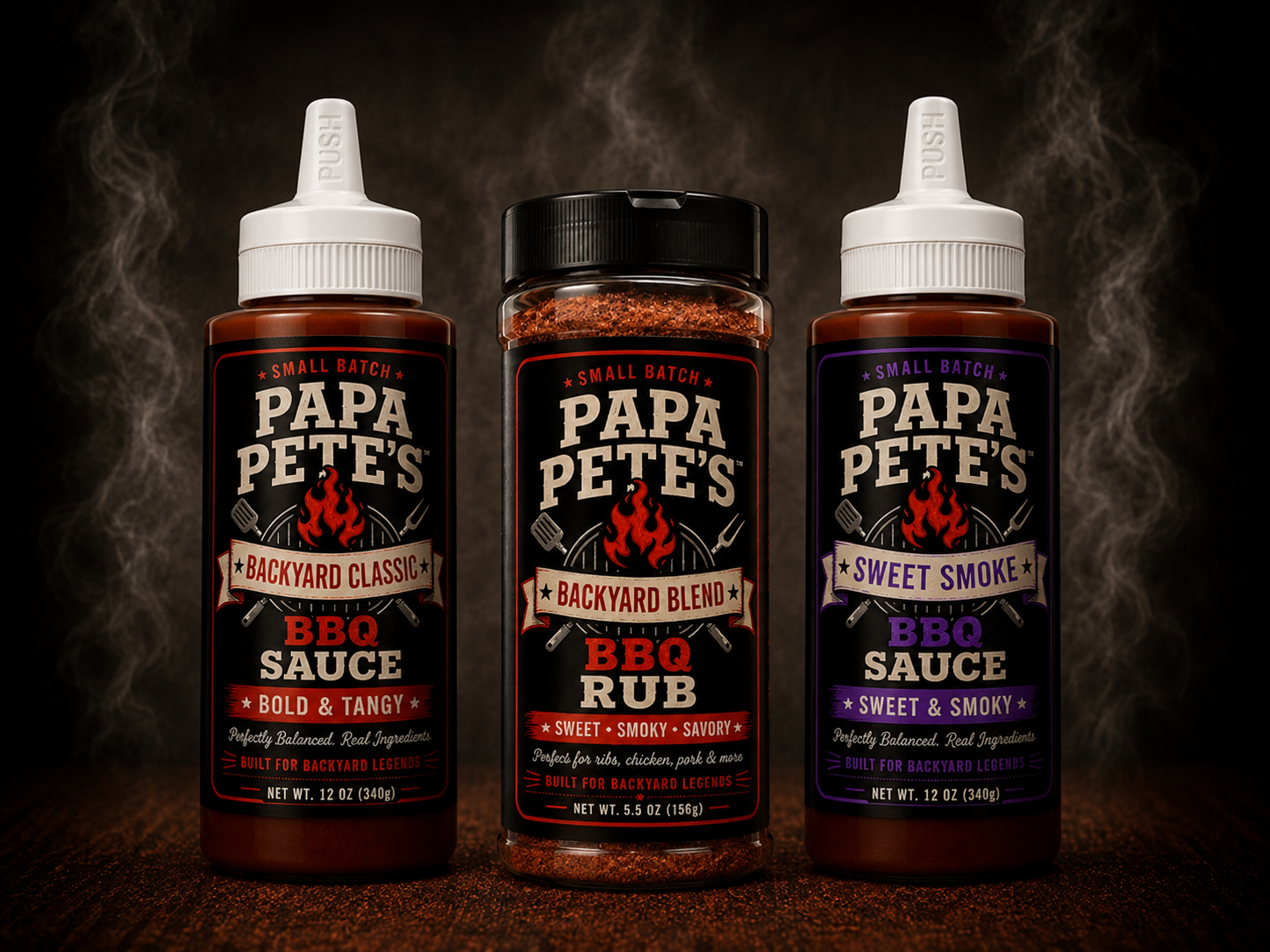 Papa Pete's Full Backyard Line-up
