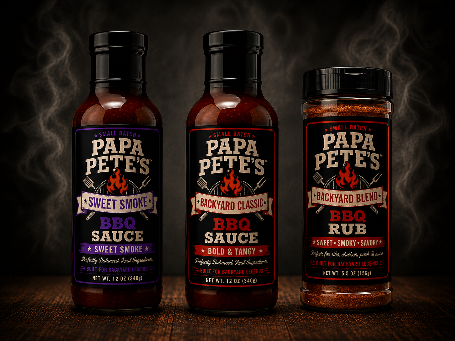 Papa Pete's Full Backyard Line-up