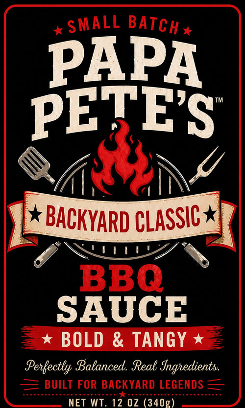 Papa Pete's Backyard Classic BBQ Sauce